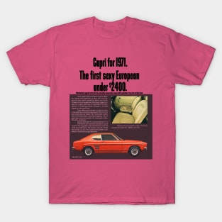 FORD CAPRI - US advert T-Shirt